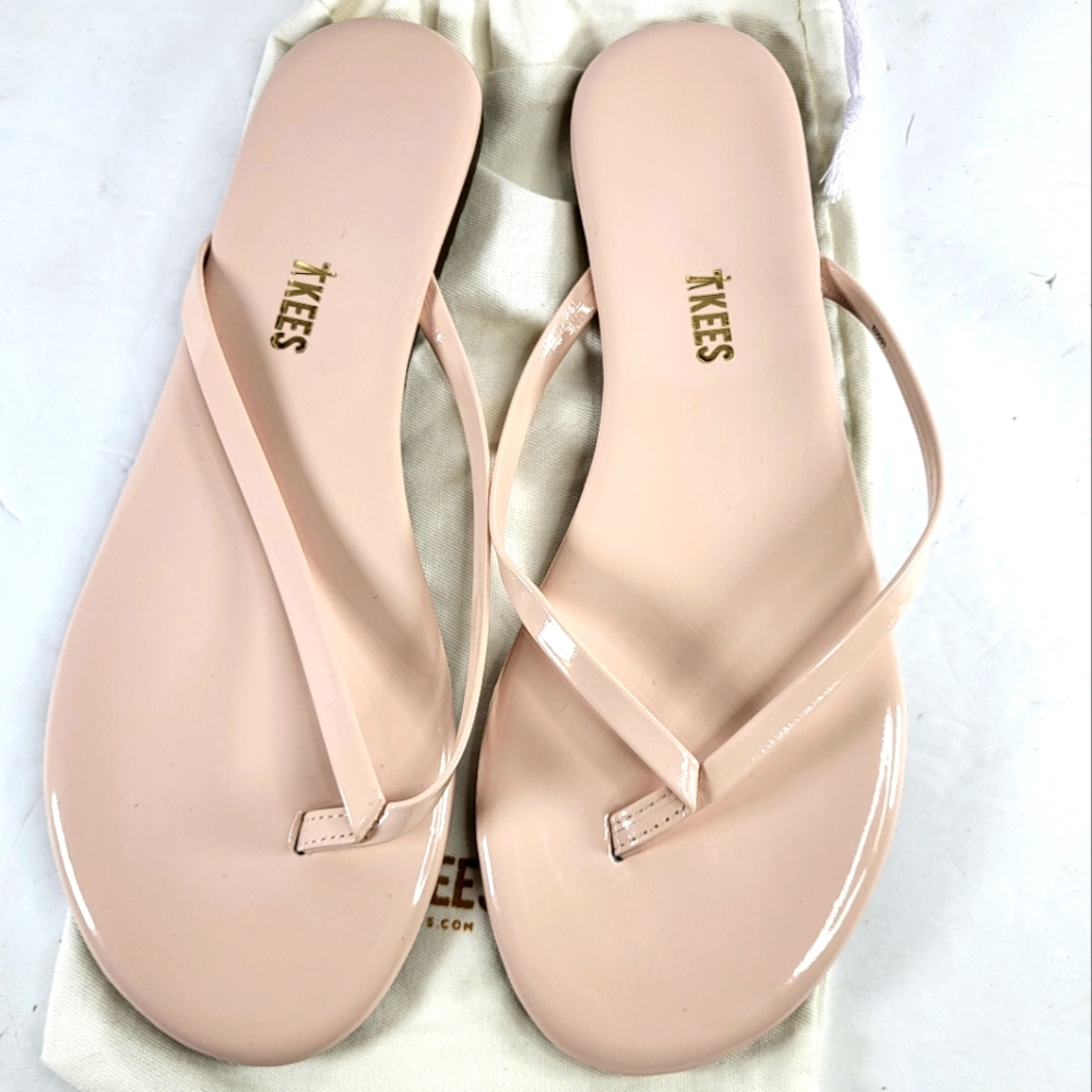 New TKEES Size 8 with Bag Cream Womens Super Pretty!